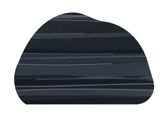 black shale, drawn