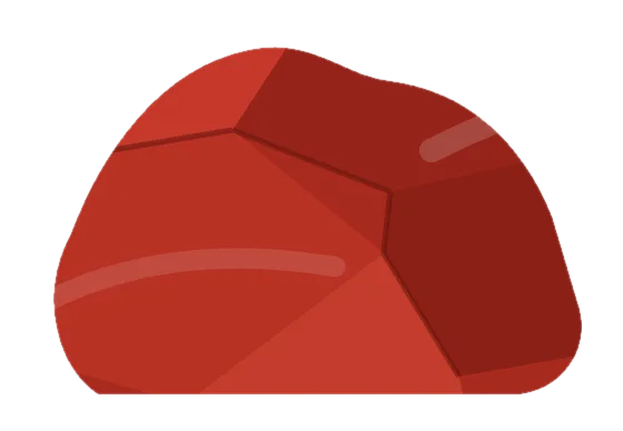 red jasper, drawn