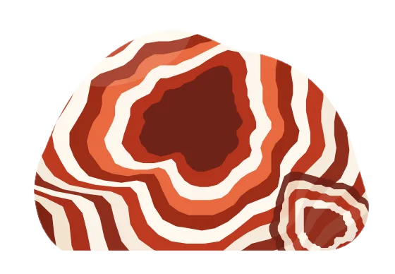 lake superior agate, drawn