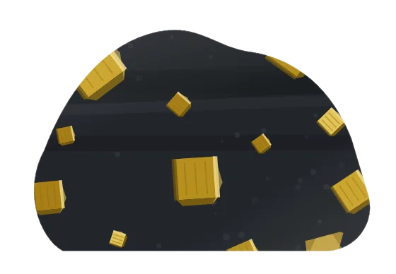 pyrite, drawn