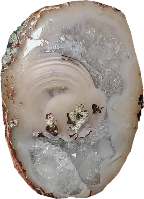 copper agate, photographed