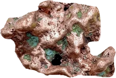 native copper, photographed