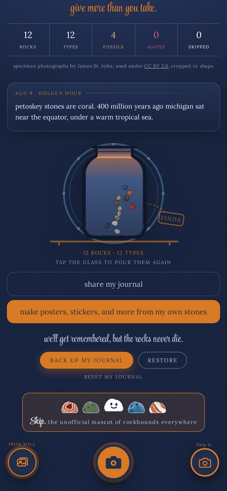 my collection · the bottle fills as you find